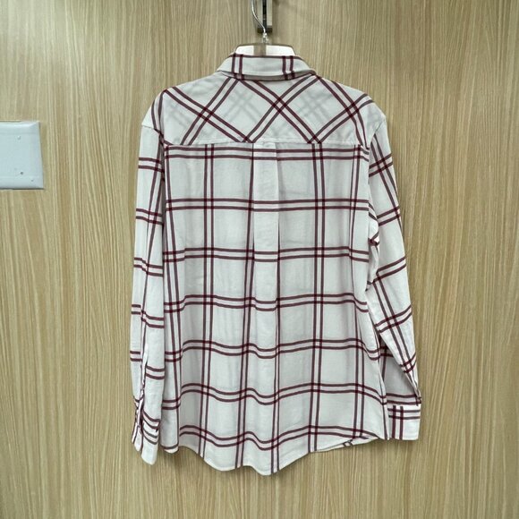 J. Crew White Checkered Top Size XS - Picture 5 of 5